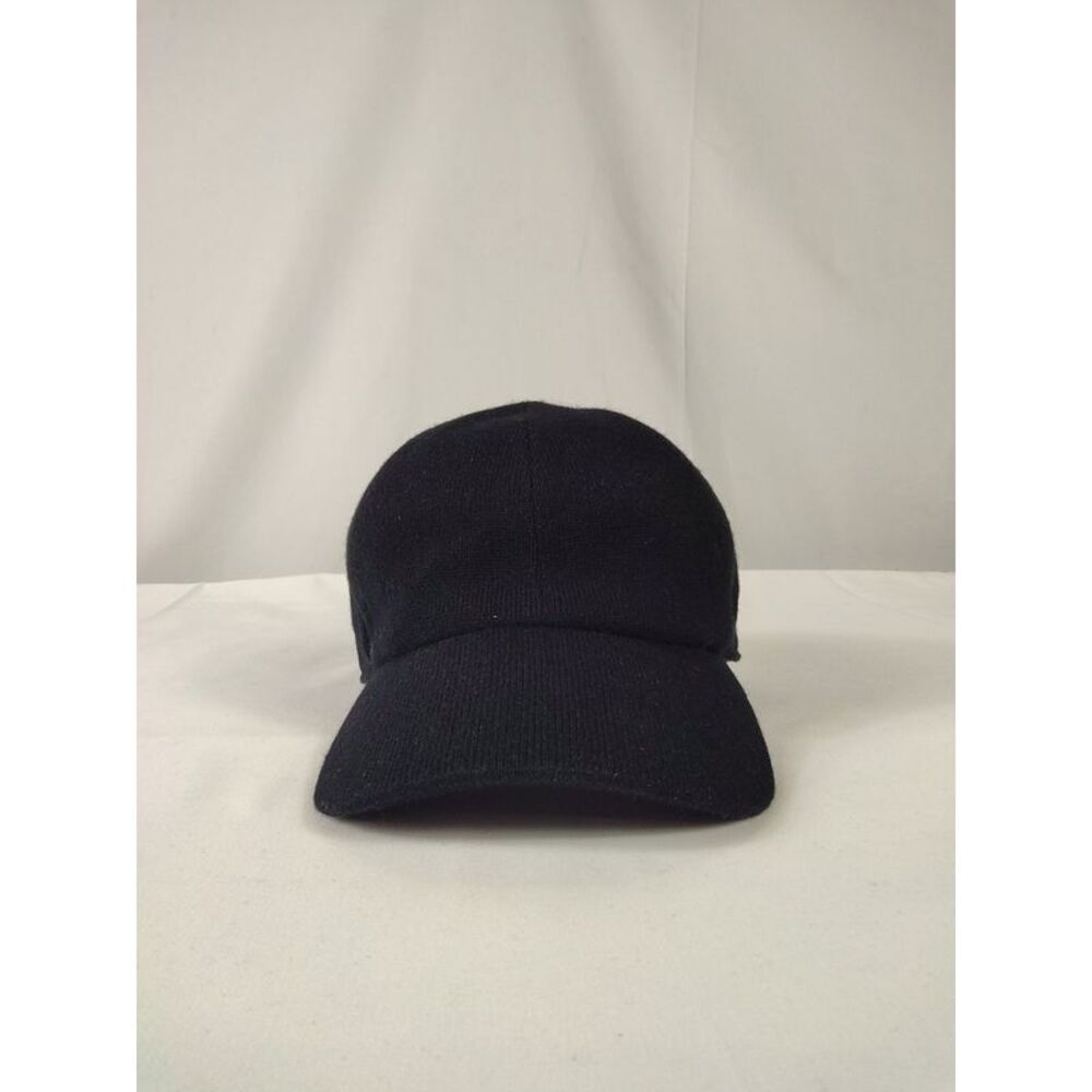 Quince Men Logoless Cashmere Baseball Cap Hats Black S